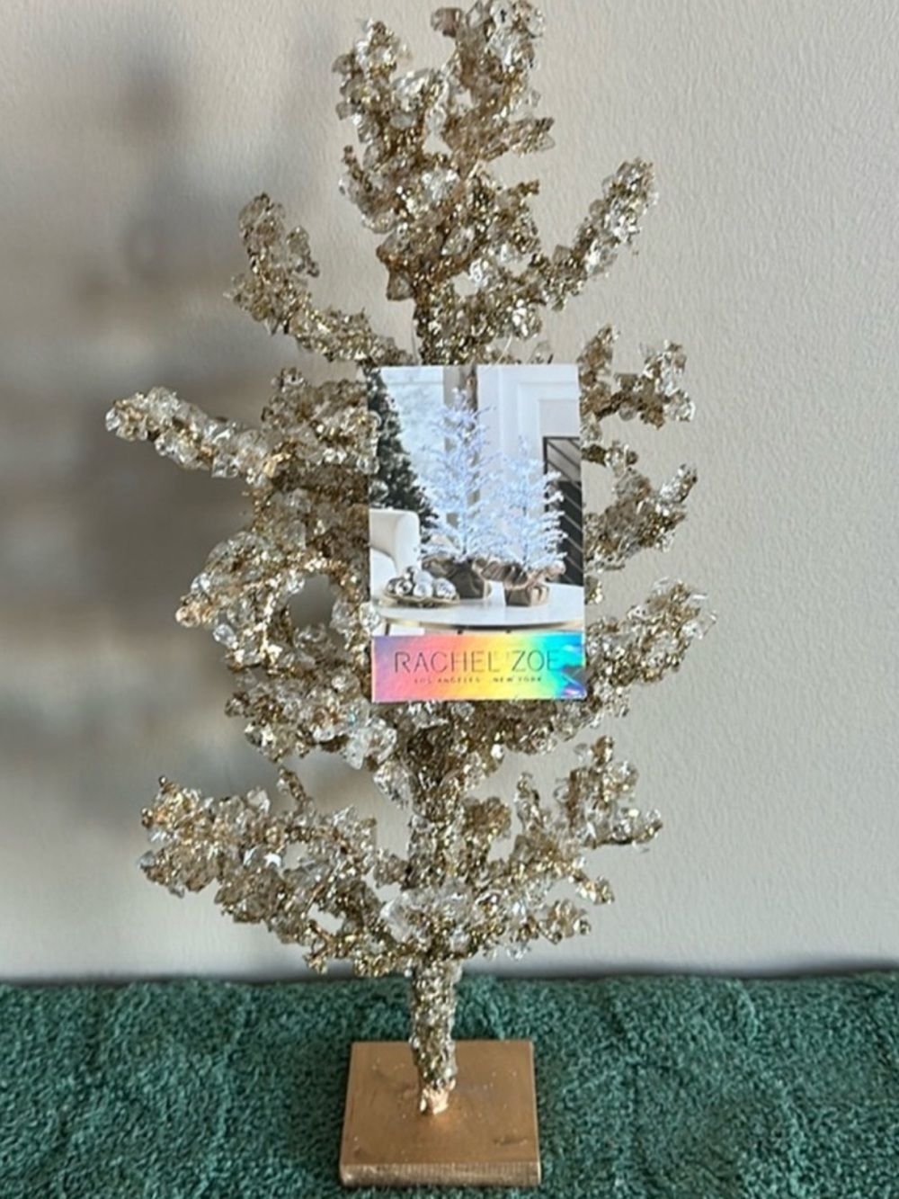 Rachel Zoe White Crystal Gold Tree!